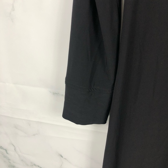 NORMA KAMALI Black Jersey Knit Dress - Picture 7 of 10